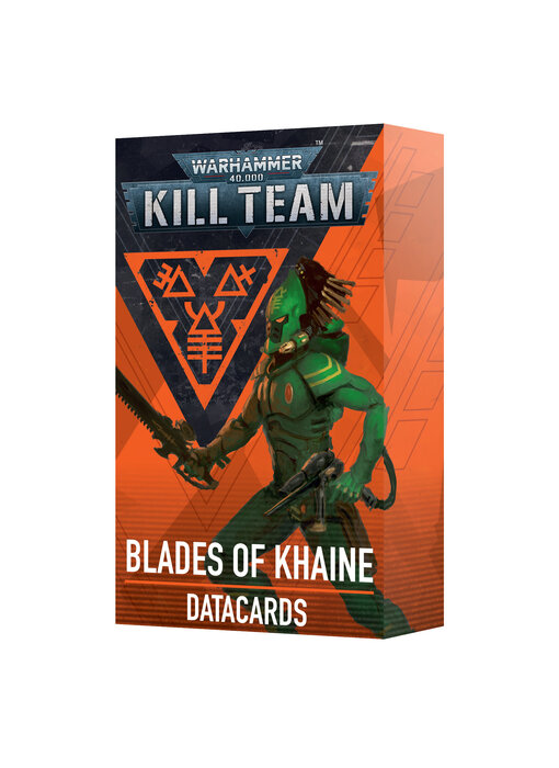 Kill Team Datacards Blades Of Khaine (English)