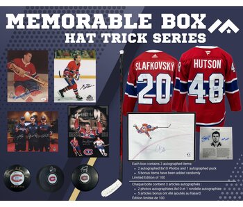 Memorable Box Hat Trick Montreal Canadiens Edition