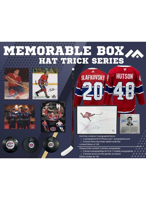 Memorable Box Hat Trick Montreal Canadiens Edition