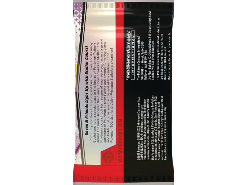 Pokémon Trading cards Pokemon Sv8.5 Prismatic Evolutions Elite Trainer Box