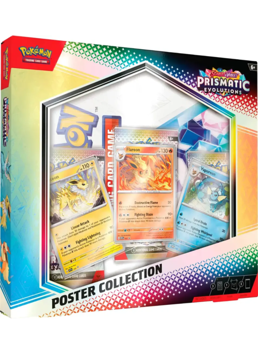 Pokemon Sv8.5 Prismatic Evolutions Poster Collection
