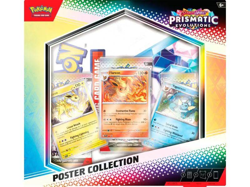 Pokémon Trading cards Pokemon Sv8.5 Prismatic Evolutions Poster Collection