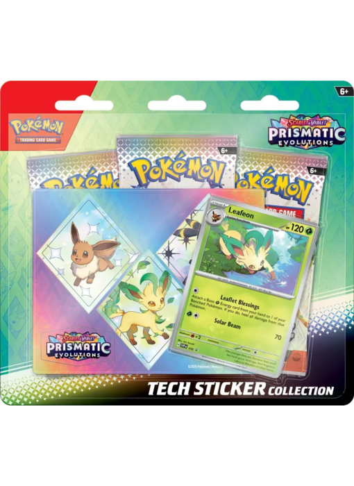 Pokemon Sv8.5 Prismatic Evolutions Tech Sticker Collection