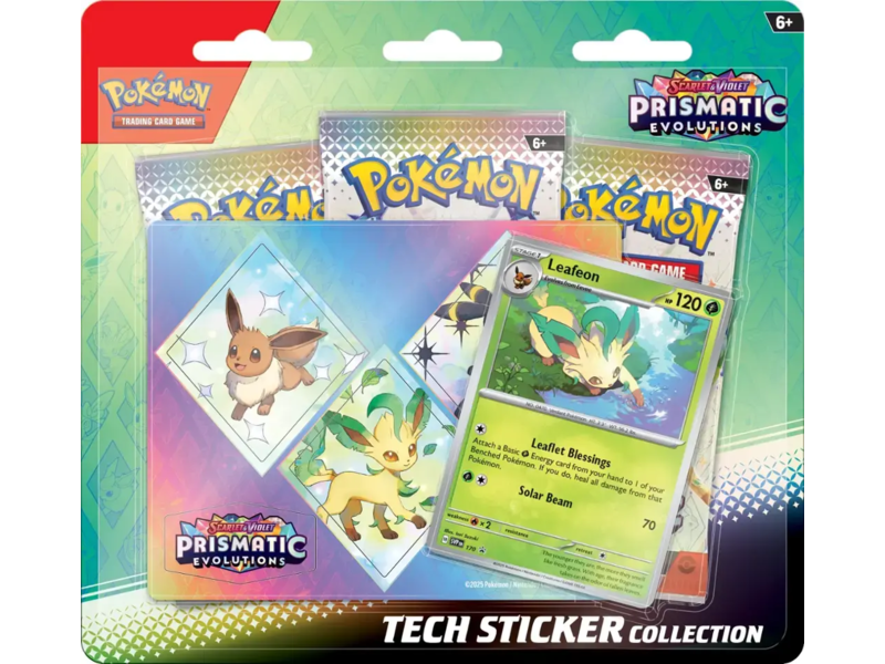 Pokémon Trading cards Pokemon Sv8.5 Prismatic Evolutions Tech Sticker Collection