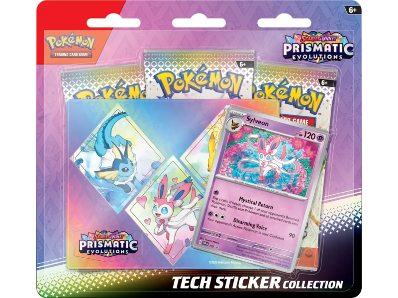 Pokémon Trading cards Pokemon Sv8.5 Prismatic Evolutions Tech Sticker Collection
