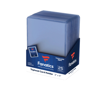 Fanatics 59pt 3x4 Top Loader - 25 Count