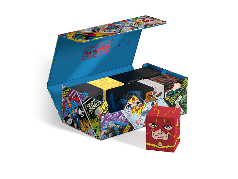 Squaroes DC Justice League WV1 Collectors Case Vintage Comics