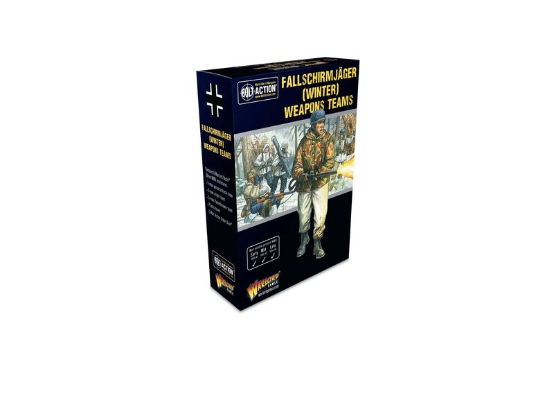 Warlord Games Bolt Action Fallschirmjager (winter) weapons teams