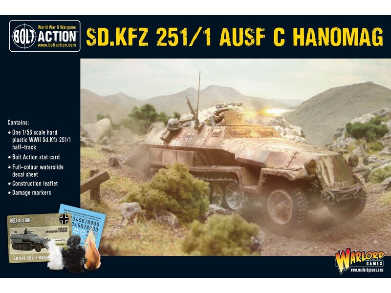 Warlord Games Bolt Action Sd.Kfz 251/1 Ausf C Hanomag