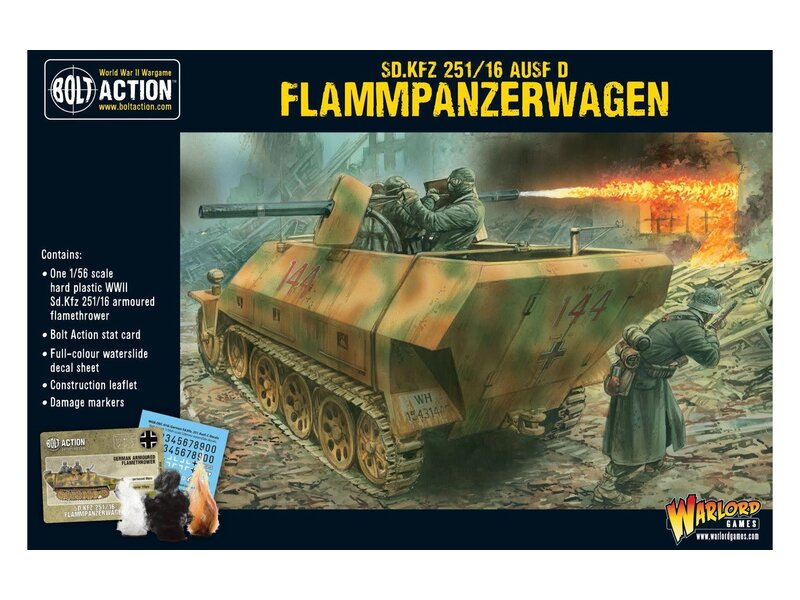 Warlord Games Bolt Action Sd.Kfz 251/16 Ausf D Flammpanzerwagen Half Track