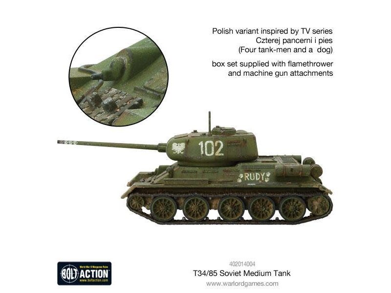 Warlord Games Bolt Action T34/85 Medium Tank