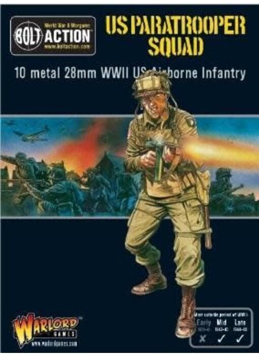 Bolt Action US Paratrooper Squad