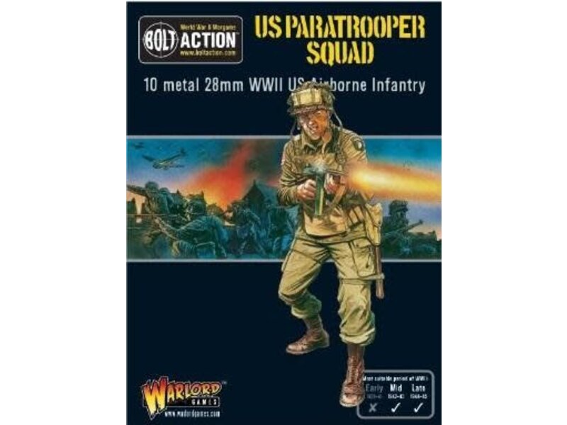 Warlord Games Bolt Action US Paratrooper Squad