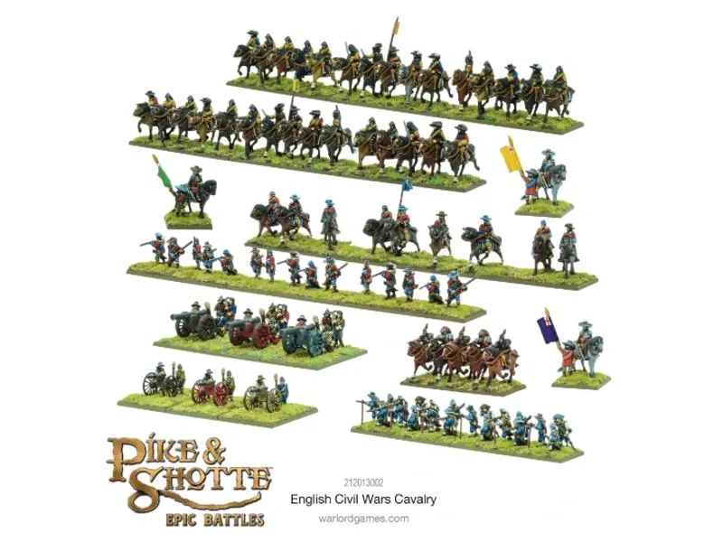Warlord Games Pike & Shotte Epic Battles - English Civil Wars cavalry battalia