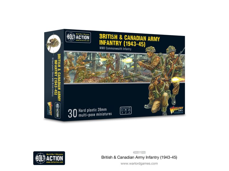 Warlord Games Bolt Action British & Canadian Army Infantry (1943-45)