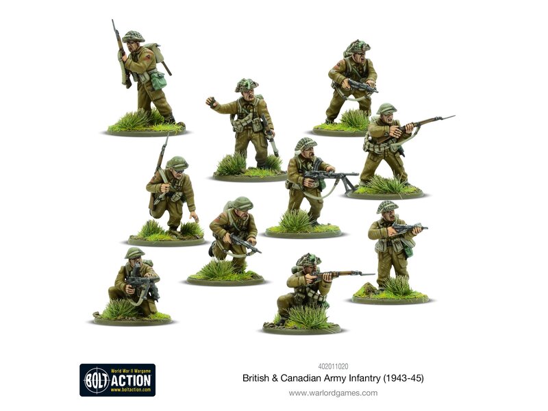 Warlord Games Bolt Action British & Canadian Army Infantry (1943-45)