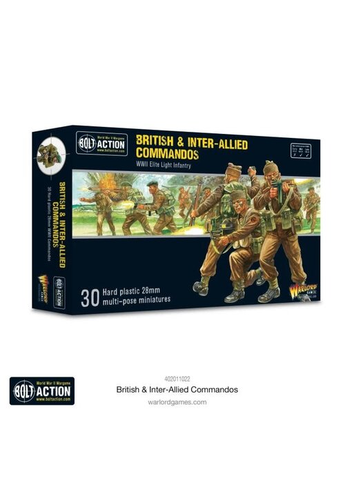 Bolt Action British & Inter-Allied Commandos (2021 Version)