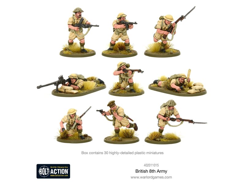 Warlord Games Bolt Action 8th Army Infantry
