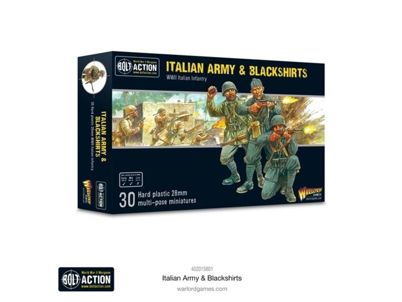Warlord Games Bolt Action Italian Army & Blackshirts