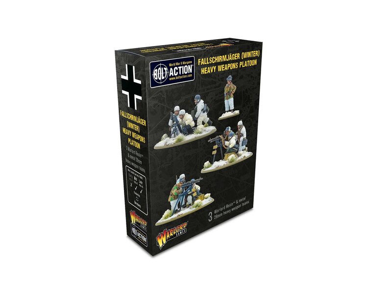 Warlord Games Bolt Action Fallschirmjager (winter) Heavy Weapon Platoon