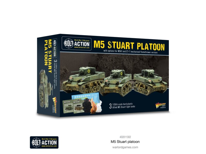 Warlord Games Bolt Action M5 Stuart Platoon