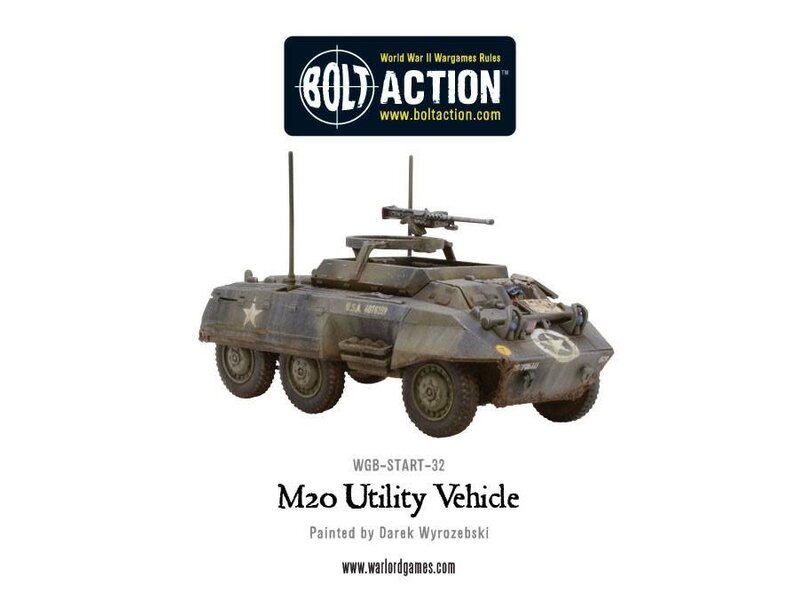 Warlord Games Bolt Action US Armoured Car Squadron (3 M8/M20 Greyhound Scout Cars)