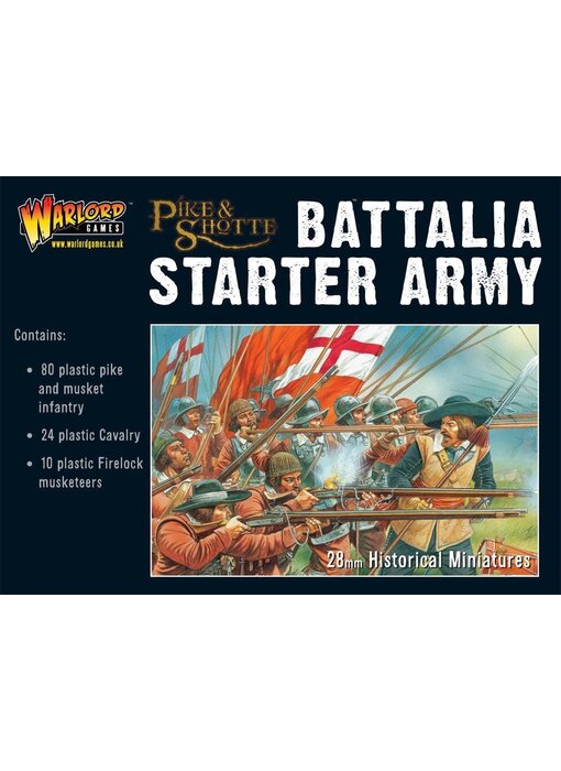 Pike & Shottle Battalia Starter Army Box (80 Inf, 24 Cav, 10 Firelocks)