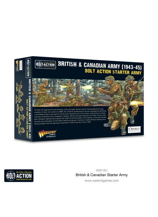 Bolt Action British & Canadian Army (1943-45) Starter Army