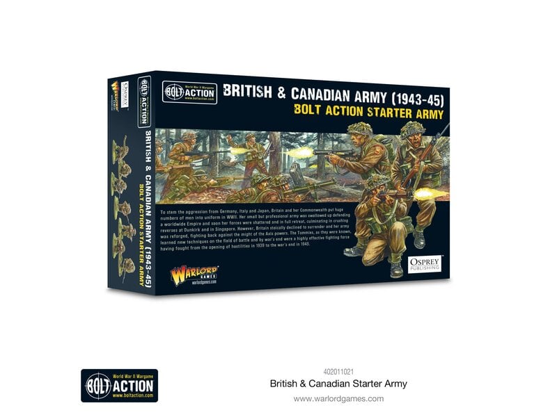 Warlord Games Bolt Action British & Canadian Army (1943-45) Starter Army