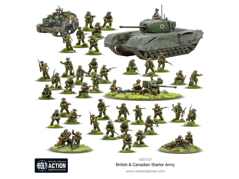 Warlord Games Bolt Action British & Canadian Army (1943-45) Starter Army