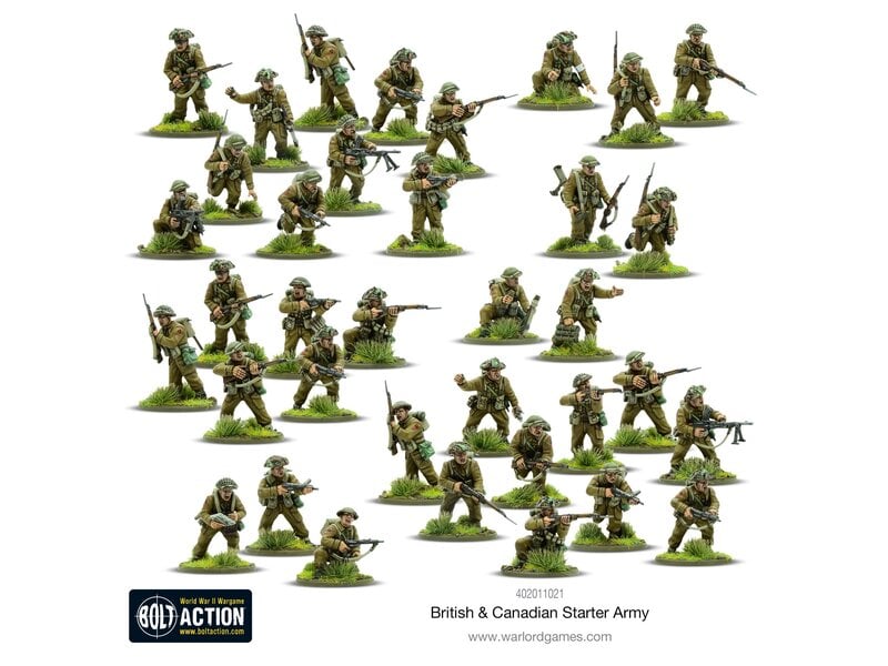 Warlord Games Bolt Action British & Canadian Army (1943-45) Starter Army