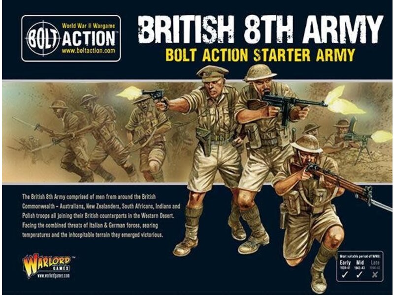 Warlord Games Bolt Action 8th Army Starter Army
