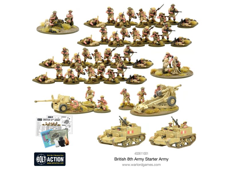 Warlord Games Bolt Action 8th Army Starter Army