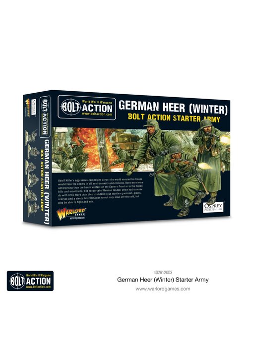 Bolt Action German Heer Winter Starter Army