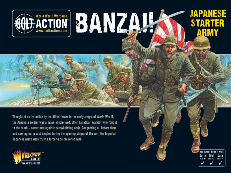 Warlord Games Bolt Action Banzai! Japanese Starter Army