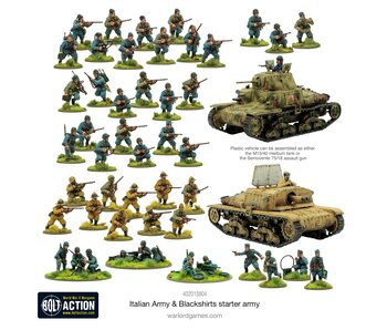 Bolt Action Italian Army & Blackshirts starter army