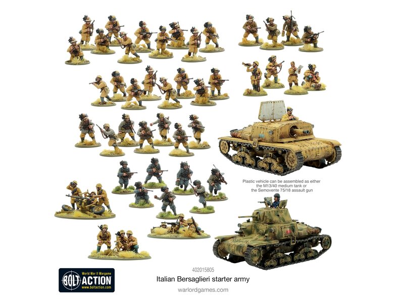Warlord Games Bolt Action Italian Bersaglieri starter army