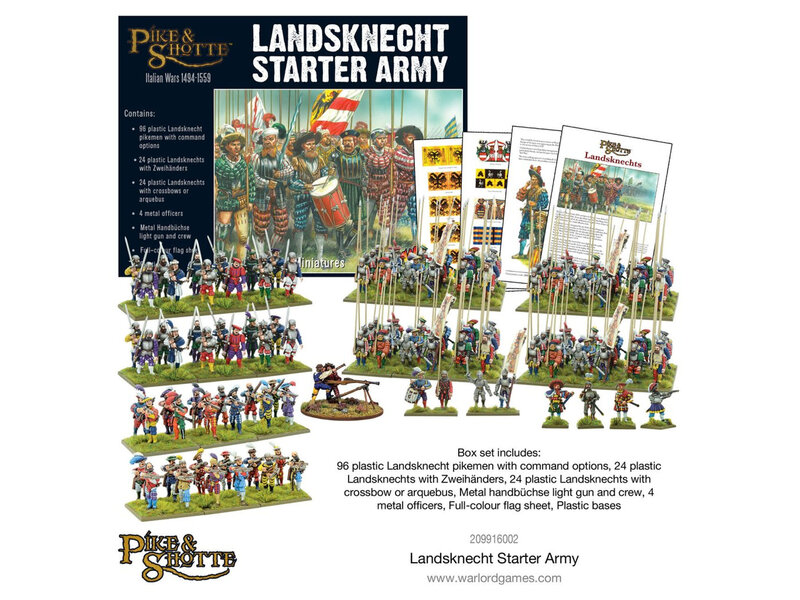 Warlord Games Pike & Shottle Landsknecht Starter Army