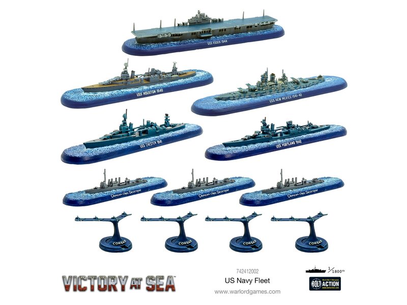 Warlord Games Victory at Sea US Navy Fleet
