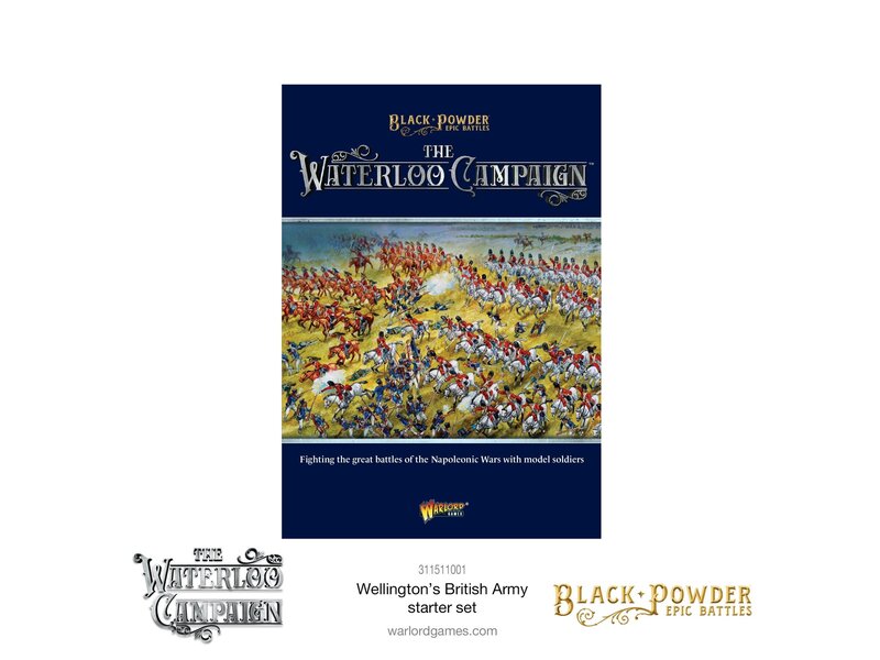 Warlord Games Black Powder Waterloo - British Starter Set (Epic Battle)