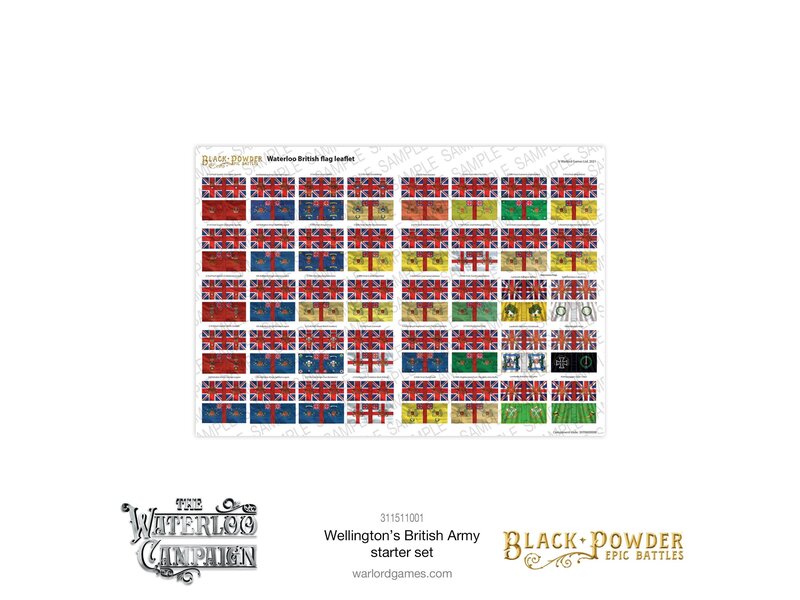 Warlord Games Black Powder Waterloo - British Starter Set (Epic Battle)