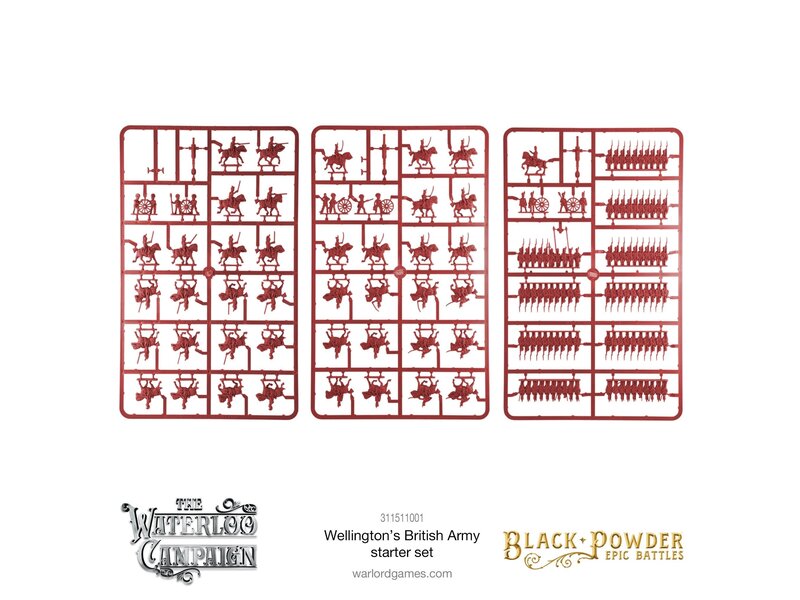Warlord Games Black Powder Waterloo - British Starter Set (Epic Battle)