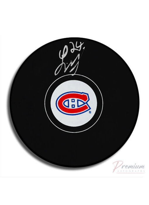 Logan Mailloux Autographed Puck - Official