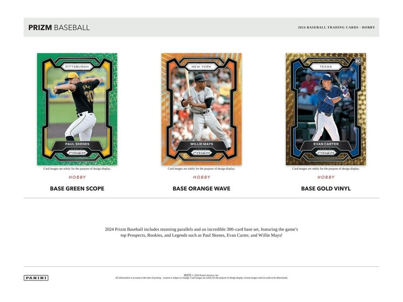 Panini 2024 Panini Prizm Baseball Hobby Box