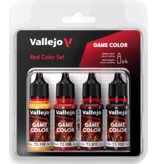 Vallejo Vallejo Game Color Set Red
