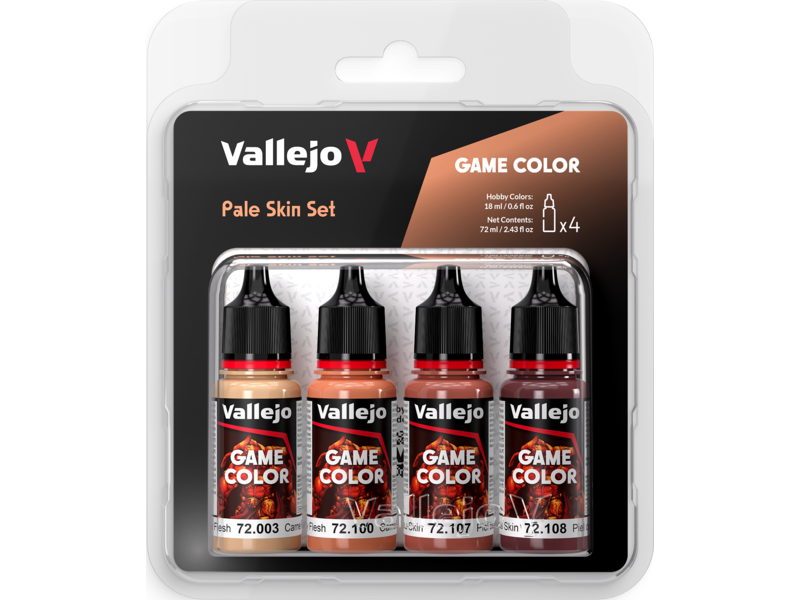 Vallejo Vallejo Game Color Set Pale Skin