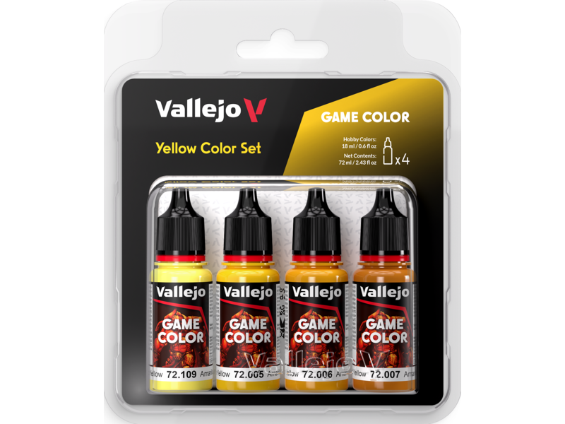 Vallejo Vallejo Game Color Set Yellow