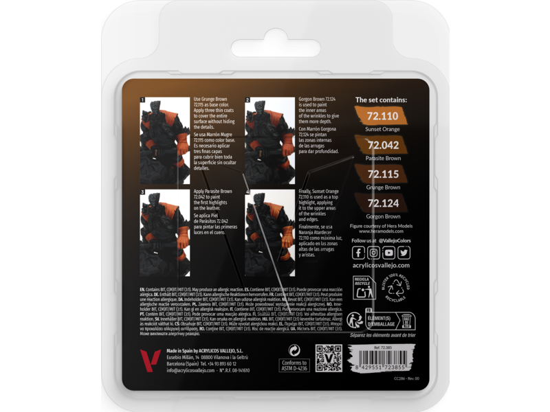 Vallejo Vallejo Game Color Set Leather