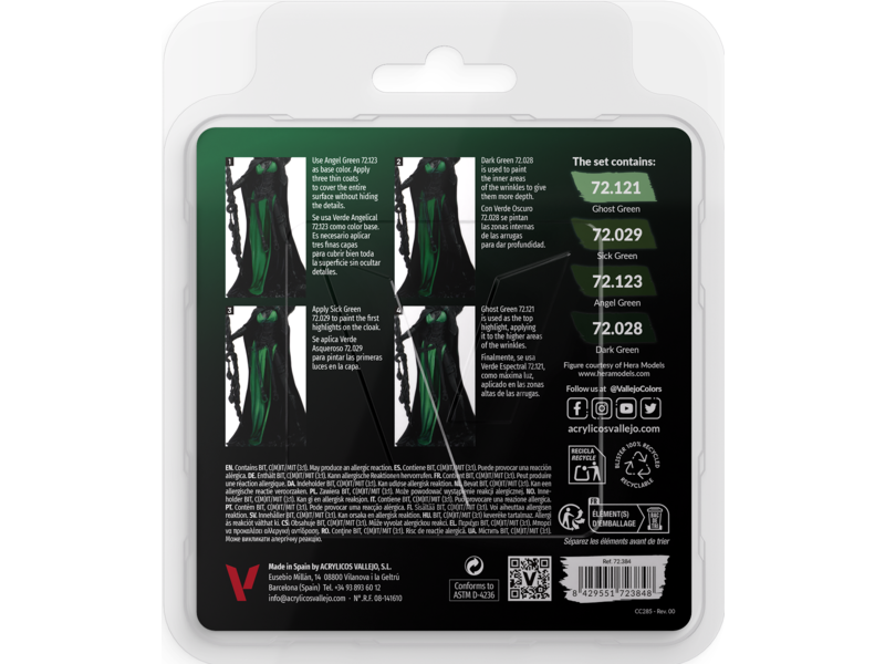 Vallejo Vallejo Game Color Set Green