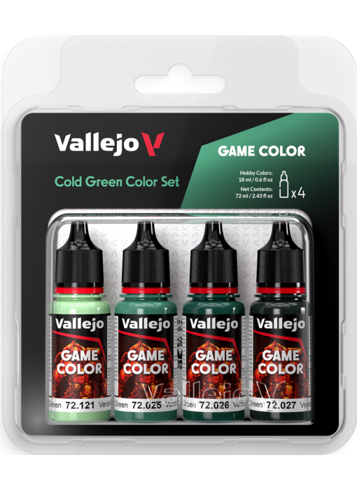 Vallejo Game Color Set Cold Green